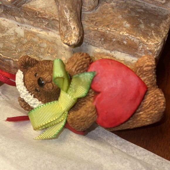Kurt Adler Christmas Teddy  Bear Ornament - Picture 3 of 6